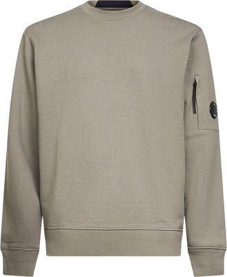 C.P. Company Diagonal Raised Fleece Lens Crewneck Sweatshirt
