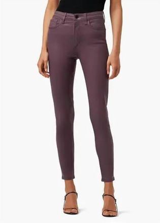 Joe's Charlie Leather Coated Jeans In Hurtleberry