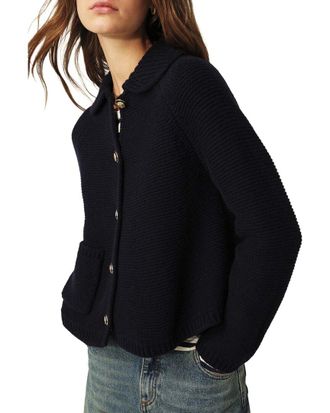 BA&SH Ba&Sh Gabriel Wool-Blend Cardigan