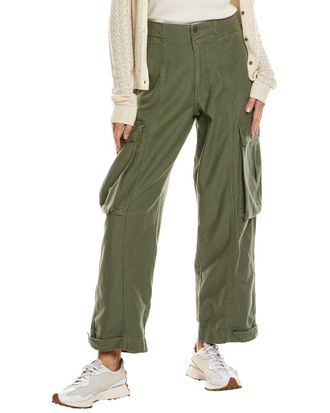 Frame Denim Poblano Cargo Wide Leg Jean