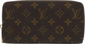 Louis Vuitton Pre-owned Monogram Lange Portemonnee met Rits - Dames - Vintage Accessoires - Bruin - ONE Size - Vintage