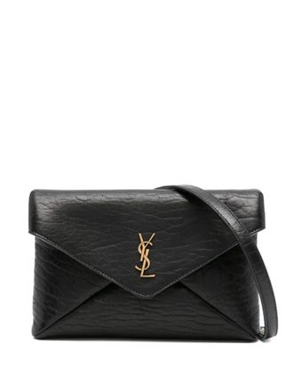 Saint Laurent Black Cassandre Crossbody Bag
