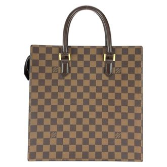 Louis Vuitton Brown Damier Canvas Pvc Handbag Tote Bag (Pre-Owned)