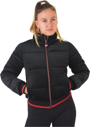 Fila Gewatteerde Volledige Rits Puffer Jas - Dames - Winterjassen - Zwart - XS - Polyester - Jassen