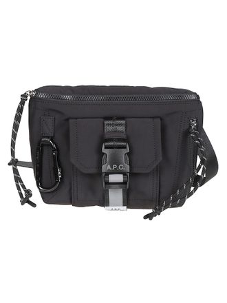 A.P.C. Trek Black Polyamide Belt Bag