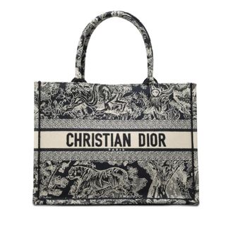 Dior Pre-owned Dior Medium Canvas Embroidered Dioriviera Toile De Jouy Book Tote Ladies 188C264RQROX48VE