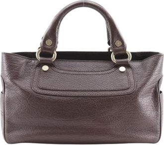 Celine Tweedehands leren handtassen - Dames - Vintage Handtas - Bruin - ONE Size - Leer - Vintage