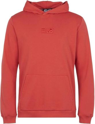 Fila Hoodie - Heren - Hoodies - Rood - M - Katoen - Hoodies & sweatvesten