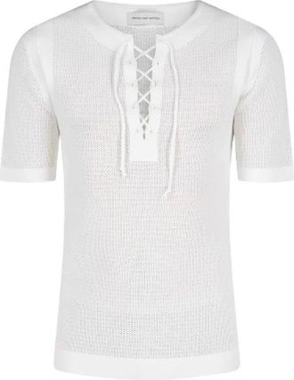 Dries Van Noten Hombre, Camisetas, Blanco, Talla: M