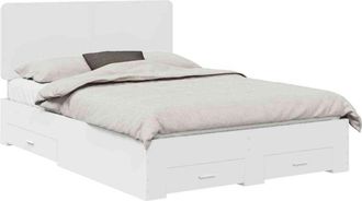 vidaXL Estructura De Cama Con Caj&oacute;n 140 X 200 Cm Madera De Ingenier&iacute;a Vidaxl