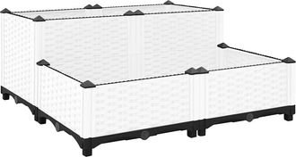 vidaXL Arriate Polipropileno 80x80x38 Cm Vidaxl