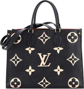 Louis Vuitton OnTheGo Tote Bicolor Monogram Empreinte Giant MM shoulder bag - Nero