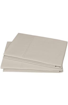 California Design Den Set of 2 Pillowcases - Hotel Luxe 800 Thread Count 100% Cotton Sateen in Beige at Nordstrom, Size Standard