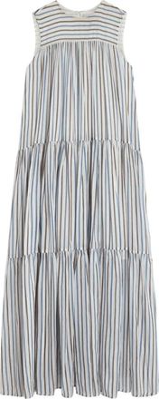 Semicouture Kleedjes - Dames - Maxi kleedjes - Veelkleurig - S - Kleedjes