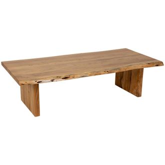 Wanderlust Deco Mesa De Centro De Madera Marr&oacute;n 150x70x40h Cm