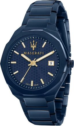 Maserati R8853141001 Blue Edition Mens 42mm Stainless Steel Quartz Watch - One Size