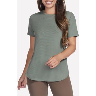 Skechers GoWalk Rib Tunic T-Shirt in Agave Green at Nordstrom Rack, Size X-Large