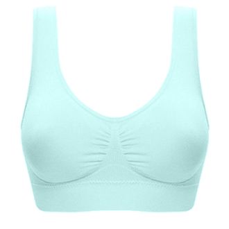 Generic Gym Bras Women Sports Bras Plus Size Sports Bras Seamless Comfortable Crop Top Soft Breathable Lingerie Ladies Bras Bralette Leisure Stretch Everyday 