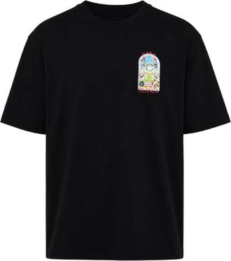 Casablanca Camiseta Tenis Paisaje - Tops - Hombre - Negro - L