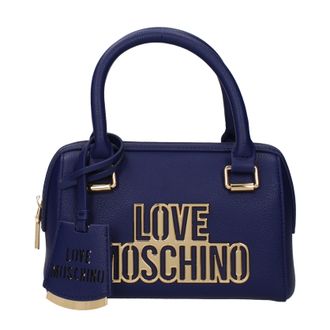 Love Moschino Liebe Moschino Handtaschen Frauen Polyurethan Blau/Blaubeere