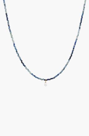 Mejuri Tashi Drilled Lab Grown Diamond Necklace in Yellow Gold by MEJURI at Nordstrom