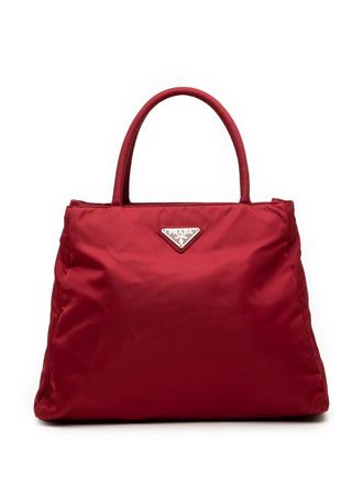 Prada 2000-2013 Tessuto tote bag - Red