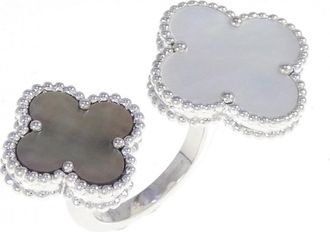 Van Cleef & Arpels White Gold White Gold (18K) Band Ring (Pre-Owned)