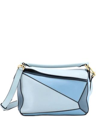 Loewe Puzzle Bag Leather Small satchel - Blue