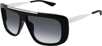 Alexander McQueen Stijlvolle zonnebril Am 0492S Zwart - unisex - Zonnebrillen - Zwart - 60 MM - Accessoires