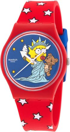 Swatch Little Lady Liberty Quartz Unisex Watch SO28Z120