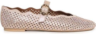 Kurt Geiger Wavy Mayfair Ballerina - Dames - Ballerinas - Roze - 40 EU - Su&egrave;de - Schoenen
