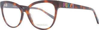 Pucci Bruine Cat Eye Optische Monturen - Dames - Brillen - Bruin - ONE Size - Accessoires