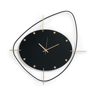 Arte Dal Mondo Adm - Wall Clock black Oval