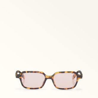 Furla Sunglasses Havana Brown Acetate Woman