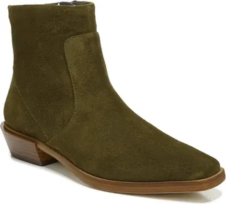 Franco Sarto Yeni Boots WomensM Green Side Zip Ankle Bootie JOBB2262