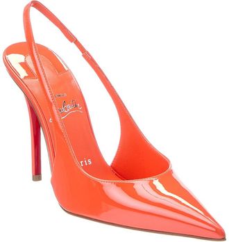 Christian Louboutin Miss Z 100Mm Patent Slingback Pump