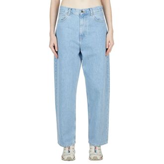 Carhartt Work in Progress Dames, Jeans, Blauw, Maat: M Katoen