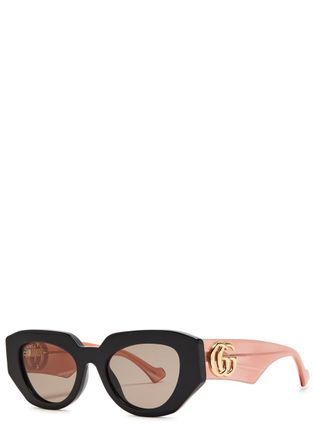 Gucci Cat-eye Sunglasses - Black - One Size