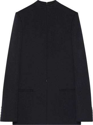 Courr&egrave;ges front-zipped cut-out mini dress - women - Acetate/Polyester - 38 - Black