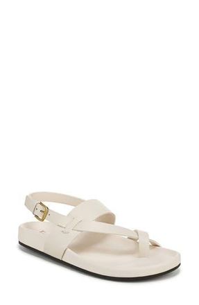 Franco Sarto Beryl Toe Loop Slingback Sandal in White at Nordstrom Rack, Size 6.5