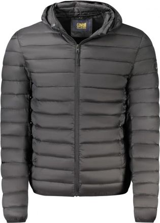 Cavalli Hooded Padded Jacket - Heren - Winterjassen - Zwart - XL - Leer - Jassen