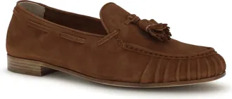 Fratelli Rossetti Womens Brera Suede Loafers Mandorla Calf Leather Bos Taurus