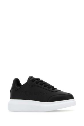 Alexander McQueen Leather Low-Top Sneaker - Black