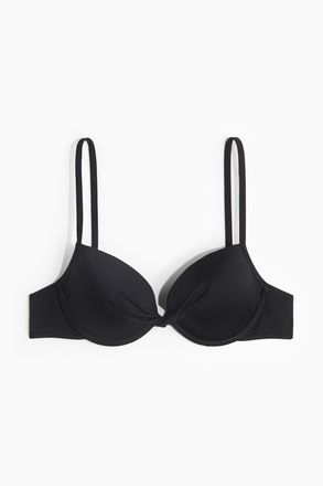H&M Push-up-Bikinitop - Schwarz