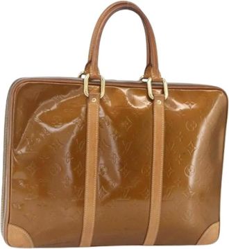 Louis Vuitton Pre-owned Handbags, female, Brown, Size: ONE SIZE Pre-owned Vintage Leather Handbag