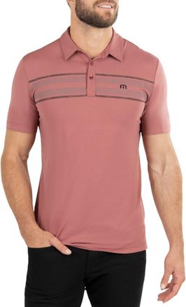Travis Mathew Red River Stretch Golf Polo in Roan Rouge at Nordstrom Rack, Size Xx-Large
