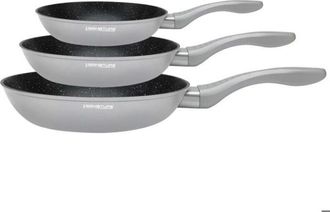 Signature Set De Sartenes - Signature - 20/24/28cm - Revestimiento Mineral Antiadherente - Aluminio - Ergon&oacute;micas