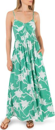 Hurley Palm Springs Maxi Sundress in Spring Green at Nordstrom, Size X-Small