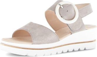 Gabor Quarter Strap Wedge Sandal in Puder at Nordstrom, Size 10.5Us