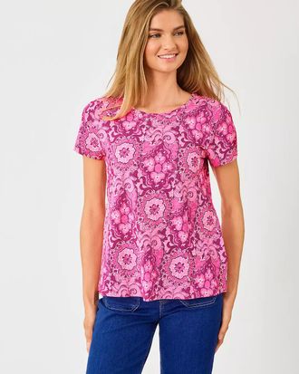 Lilly Pulitzer Etta Scoop Neck Top